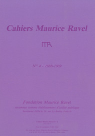 Cahiers Ravel N° 4 -1988 -1989