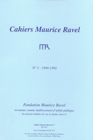 Cahiers Ravel N° 5 -1990 -1992